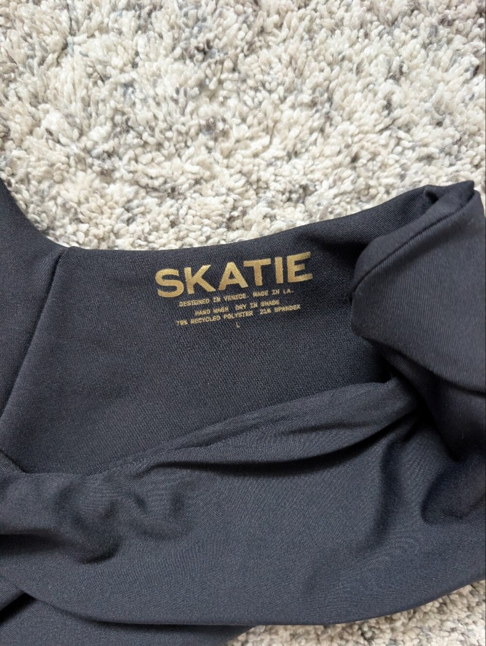 Skatie Black Bikini Bottom NWT - Picture 3 of 6